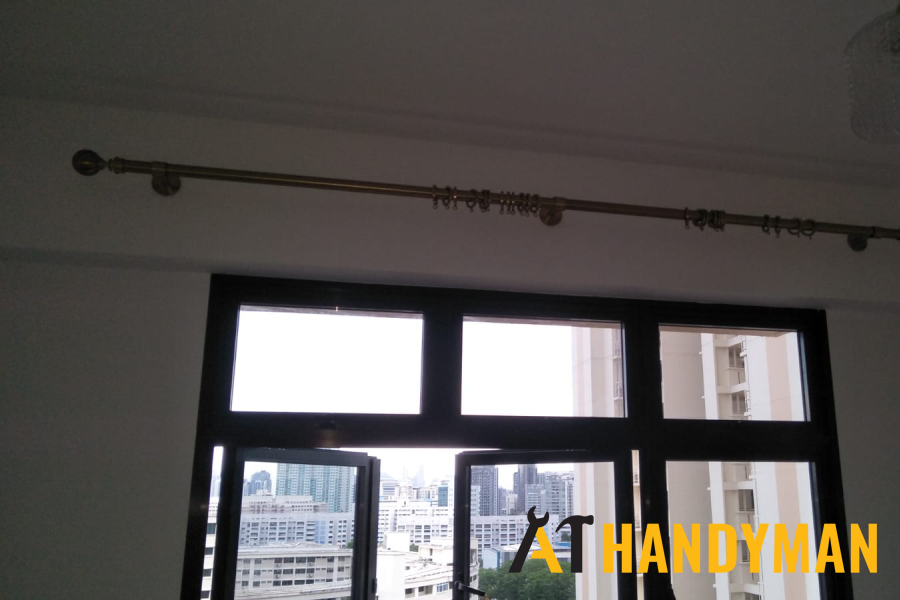 curtain-rod-installation-a1-handyman-singapore